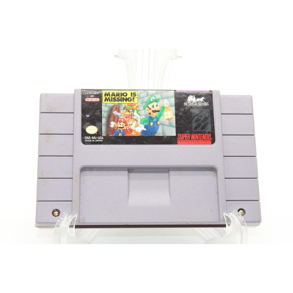 SNES Mario is Missing (Super Nintendo, 1993) Cartridge Only